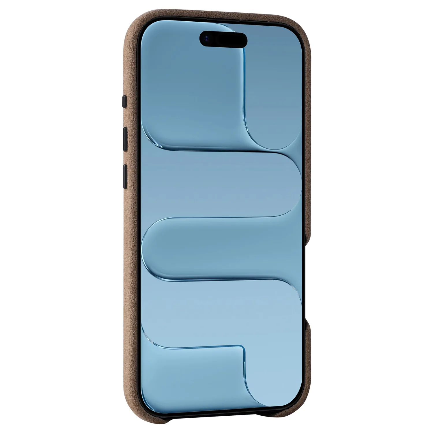 arktis Alcantara Hülle iPhone Air schwarz MagSafe