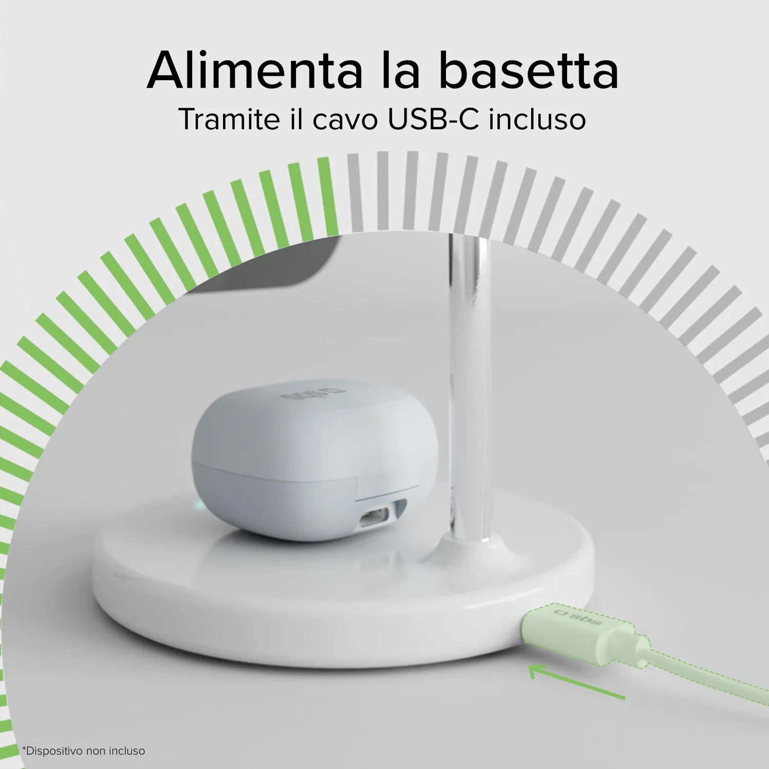 SBS Qi2 Wireless Ladestation 2-in-1 Magnet iPhone
