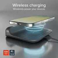 SBS Wecker 2-in-1 mit Wireless Charger 15W