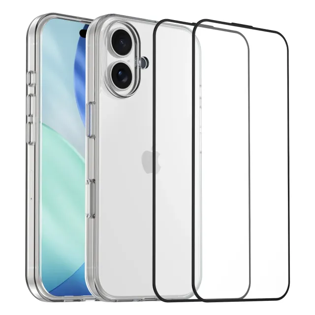 arktis iPhone 17 Sparpaket Hülle + Glas transparent
