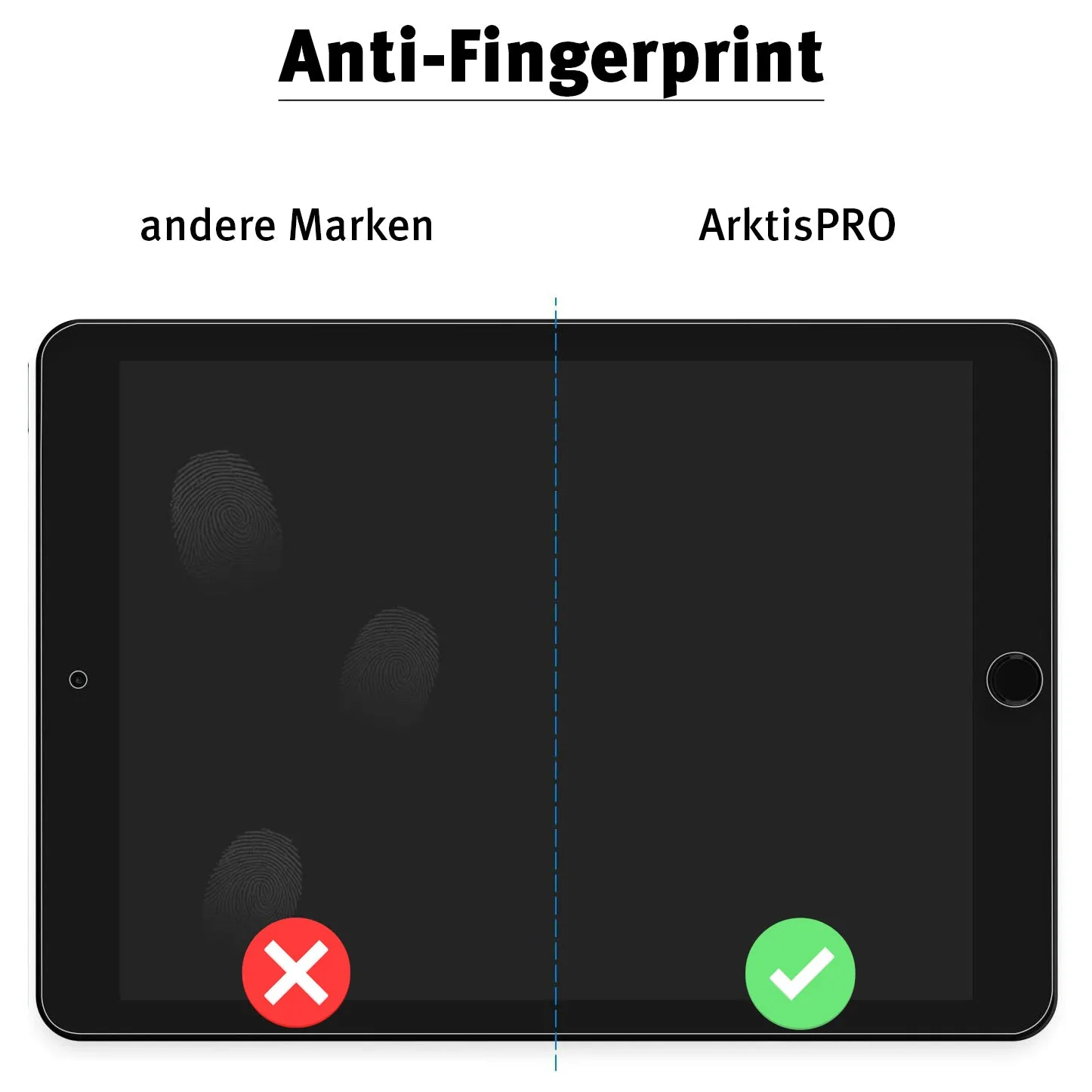 arktis PaperFeel iPad 10,2 Schutzfolie Paperlike matt