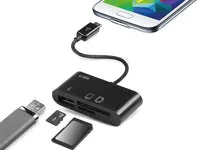 SBS OTG Kartenleser Micro-USB SD 3in1