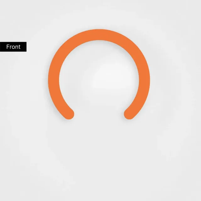agood company MagSafe Ring Orange Handy-Ring Orange abnehmbar