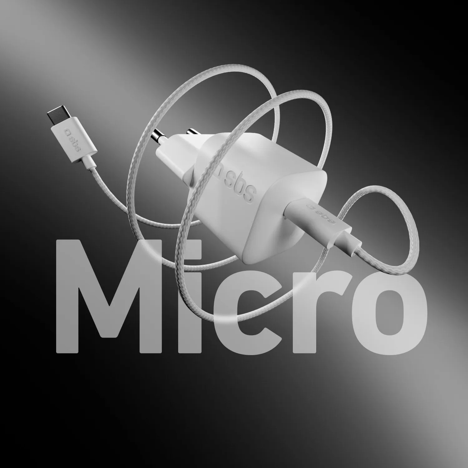 SBS 20W Power Delivery USB-C Ladegerät Set 1,5 m