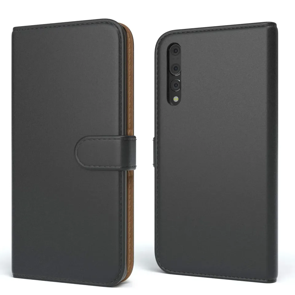 EAZY CASE Huawei P20 Pro Klapphülle Schwarz mit Standfunktion