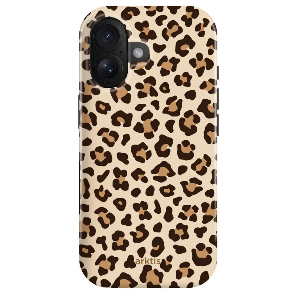 arktis iPhone 16 Plus Hülle Leopard Print
