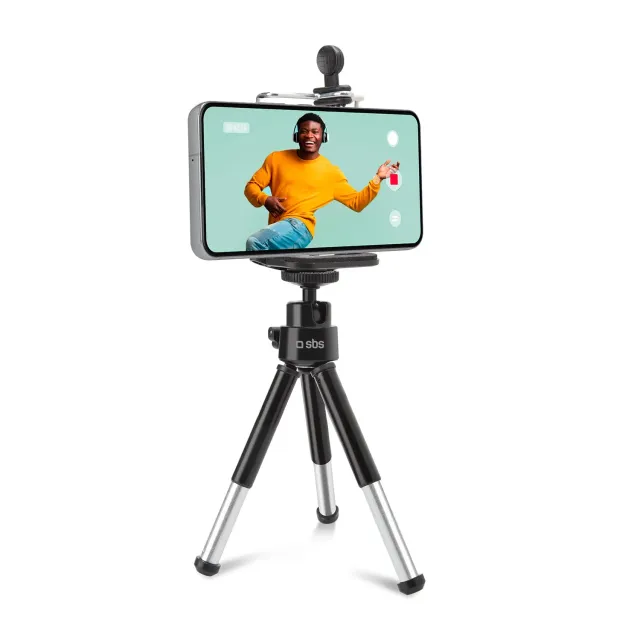 SBS Smartphone-Tripod Mini-Stativ bis 85 mm schwenkbar
