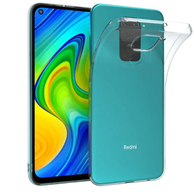 EAZY CASE Xiaomi Redmi Note 9 Silikonhülle transparent ultradünn