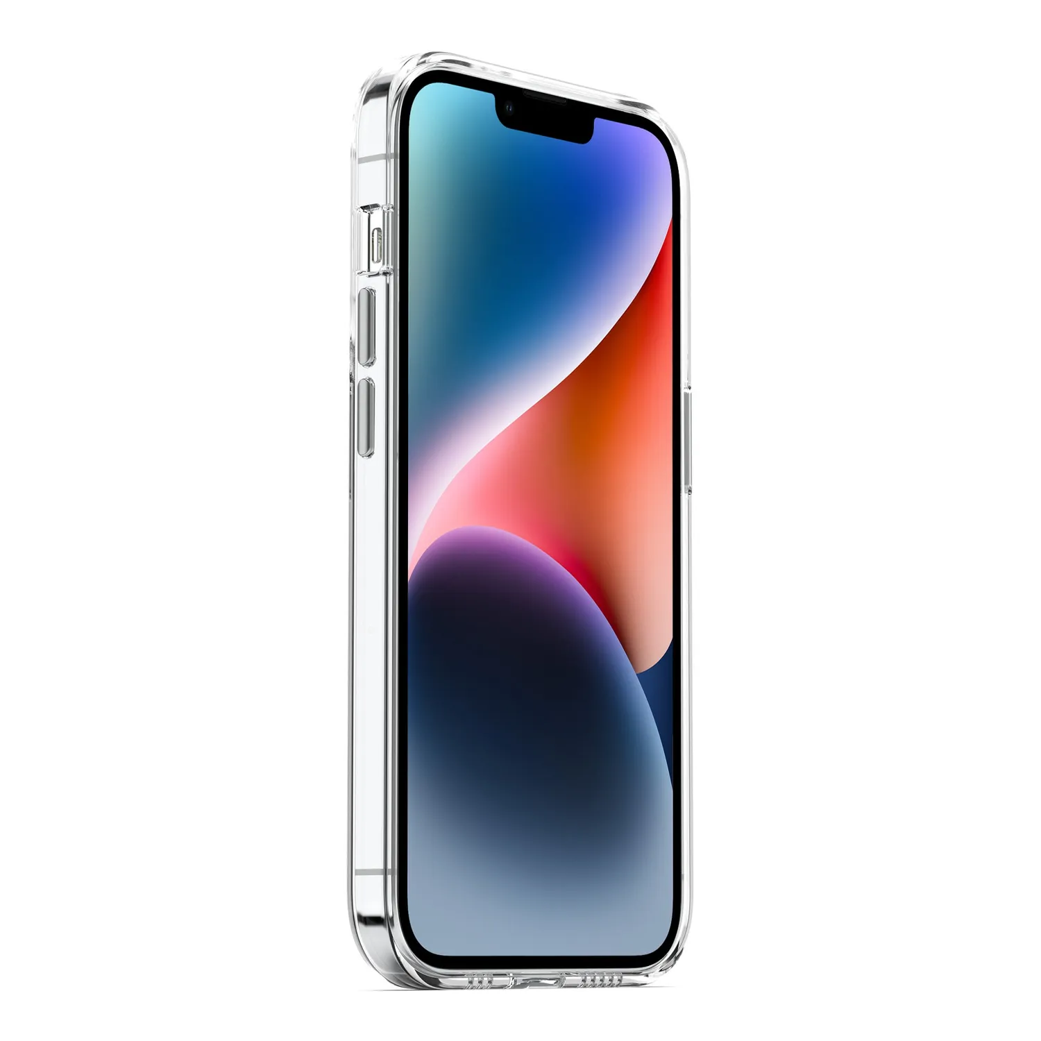 arktis CLEAR iPhone 15 Hülle transparent Metall-Buttons