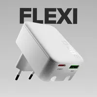 SBS Flexy 20W Wandladegerät klappbar USB-C USB-A