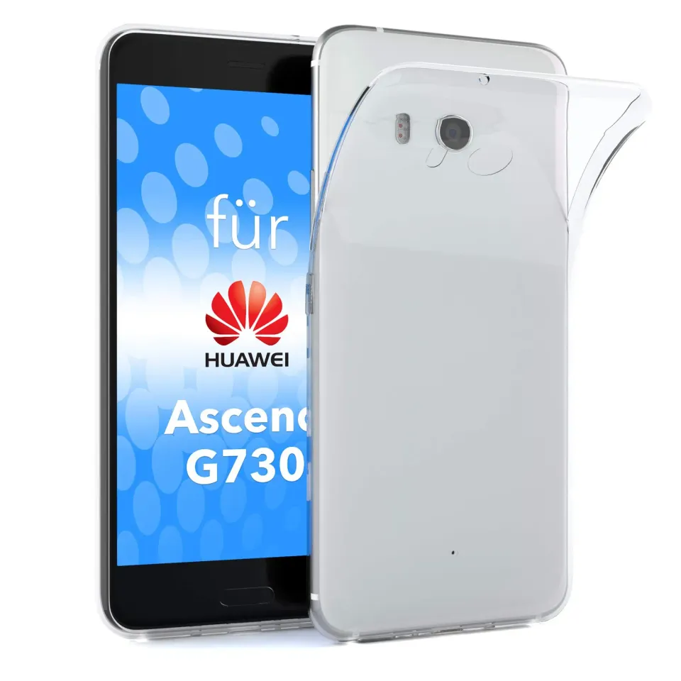 EAZY CASE Huawei Ascend G730 Hülle Transparent 0,8mm