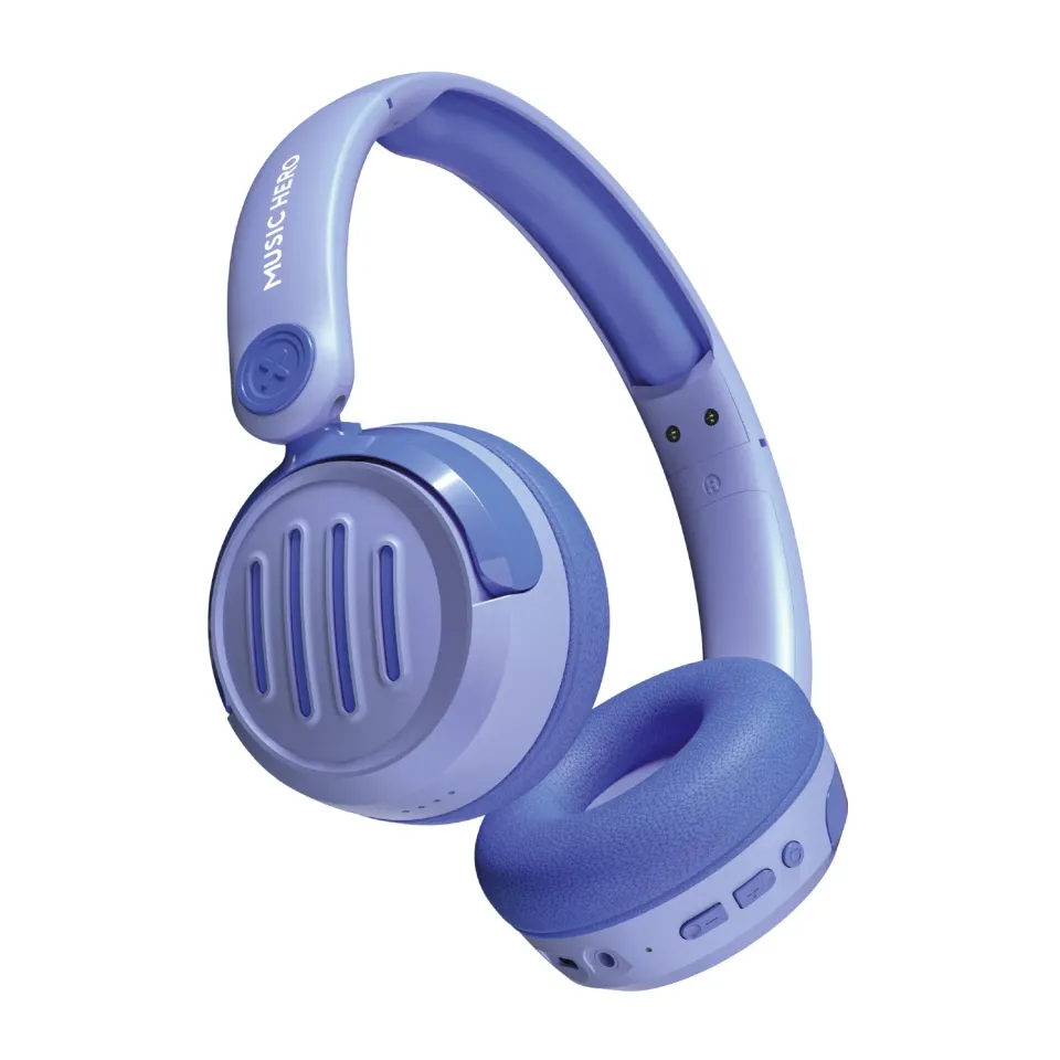 SBS Music Hero Kids Kopfhörer Bluetooth Blau 85dB