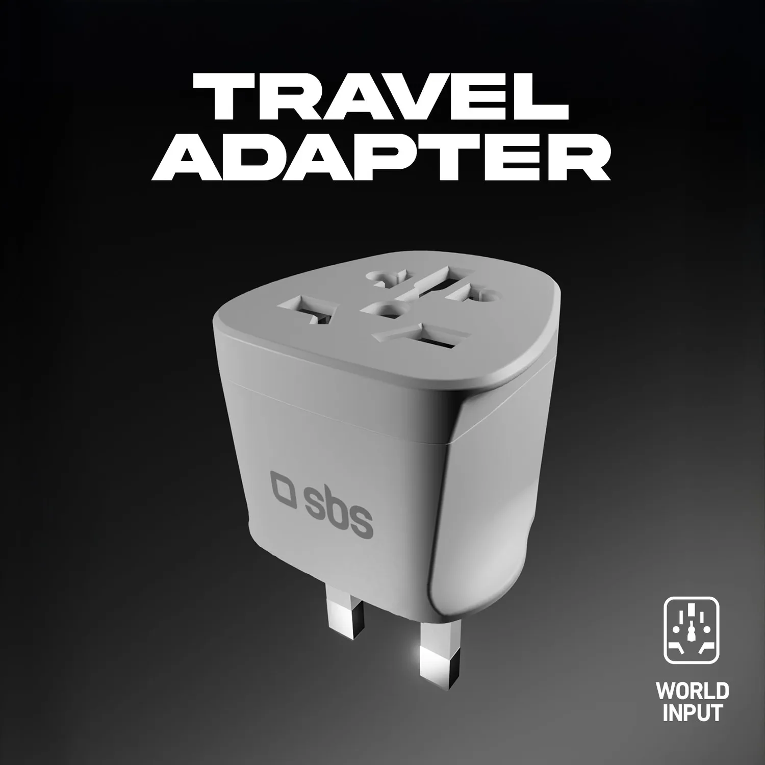 SBS Reiseadapter Universal auf UK Typ G 2500W