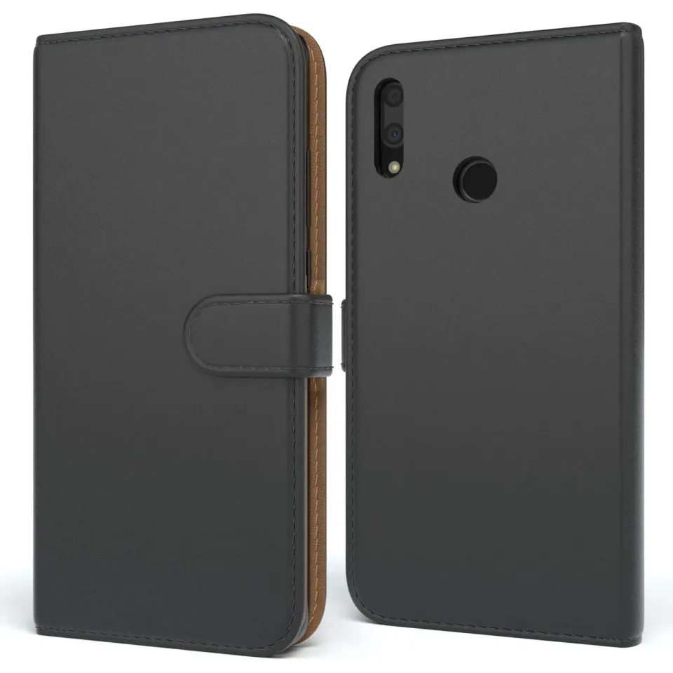 EAZY CASE P Smart 2019 Book Handyhülle Schwarz Klapp