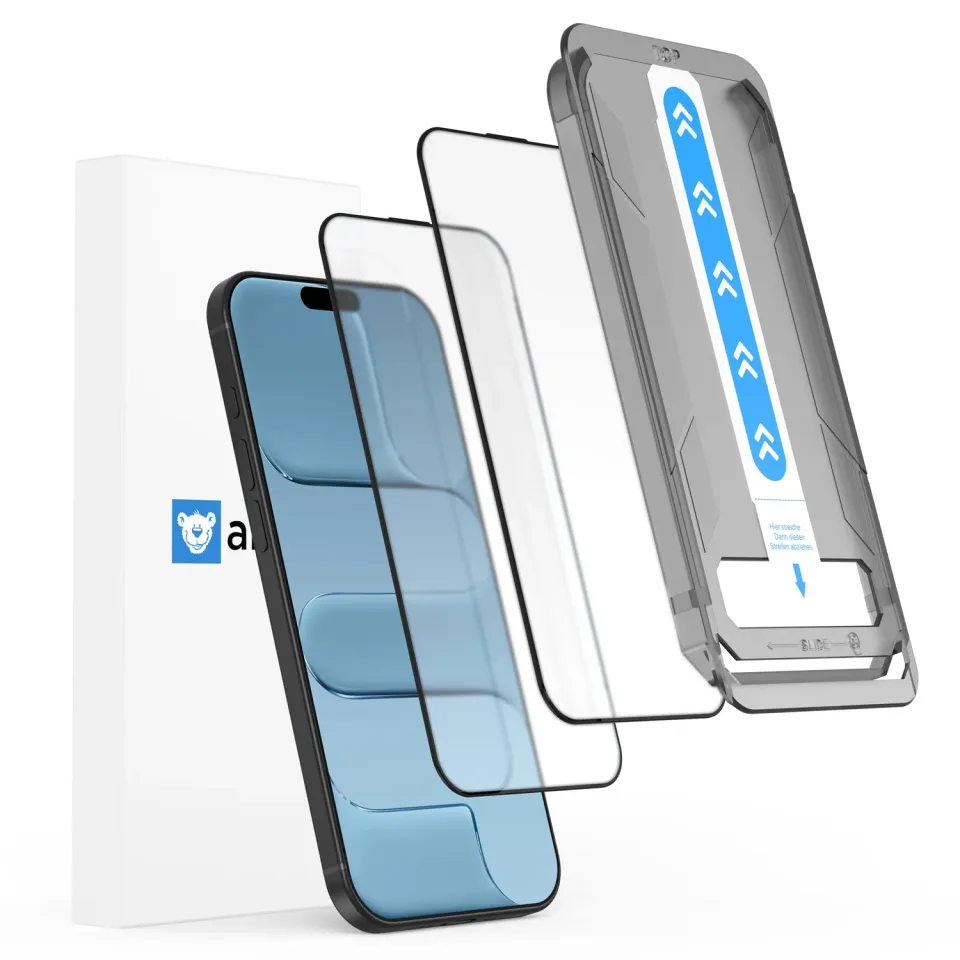 arktis iPhone Air Panzerglas matt blasenfrei