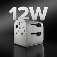 SBS Universal Reiseadapter 2500W 2x USB-A UK US AU