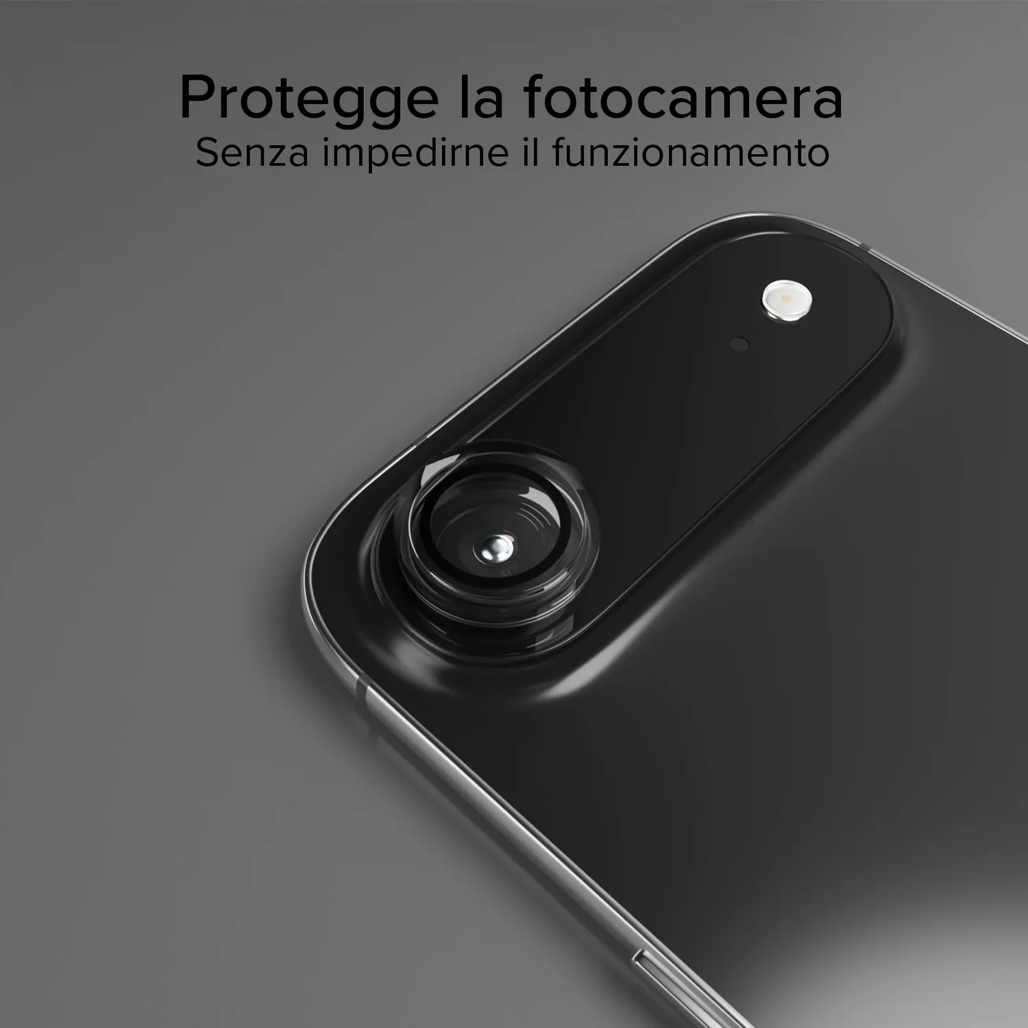SBS D3O Kameraschutz Glas iPhone Air schwarz stoßfest