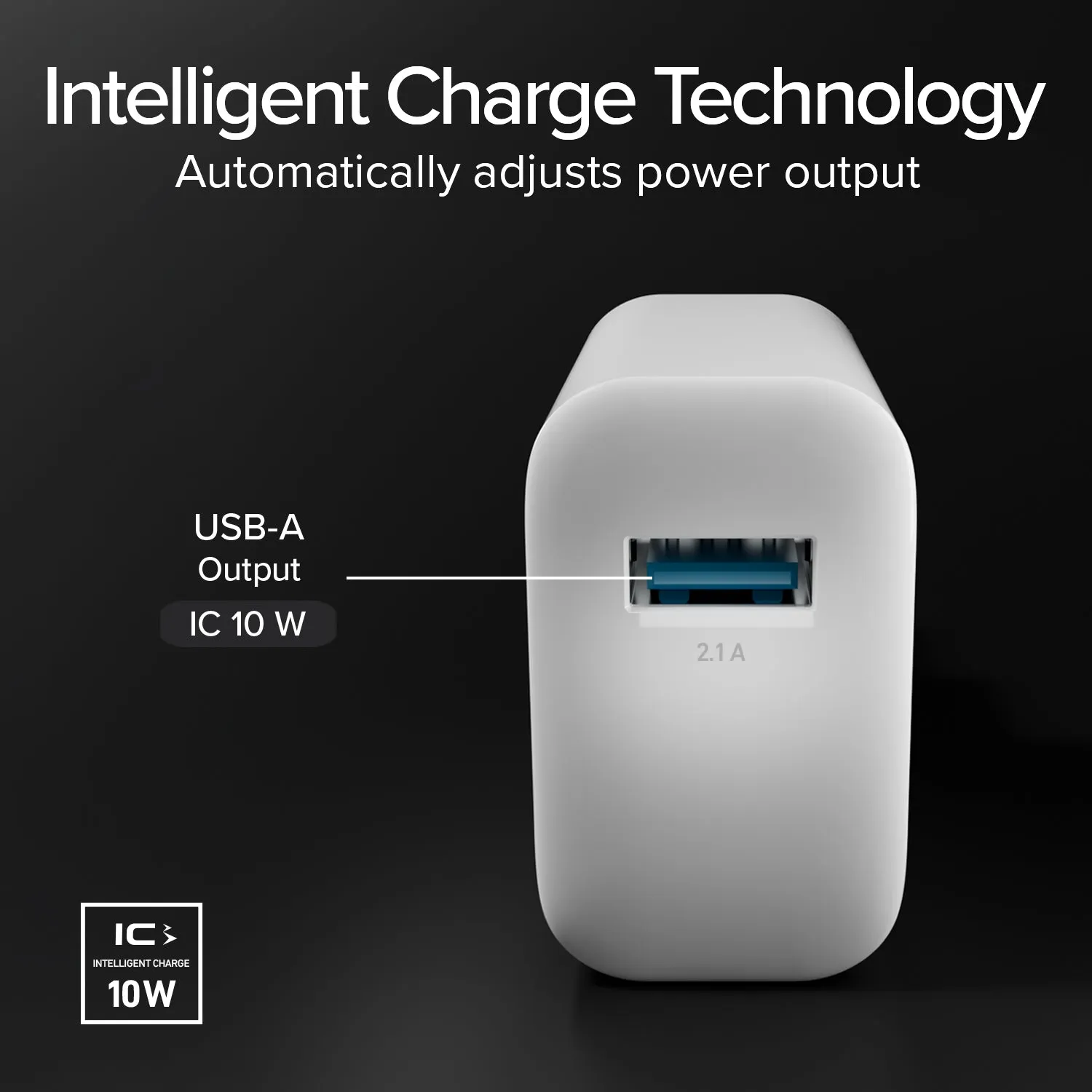 SBS 10W Intelligent Charge USB-Ladegerät 2.1A Schnellladung