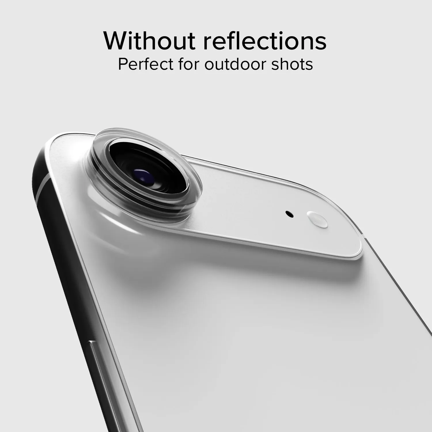 SBS iPhone Air Kameralinsenschutz Glas Transparent Kratzfest