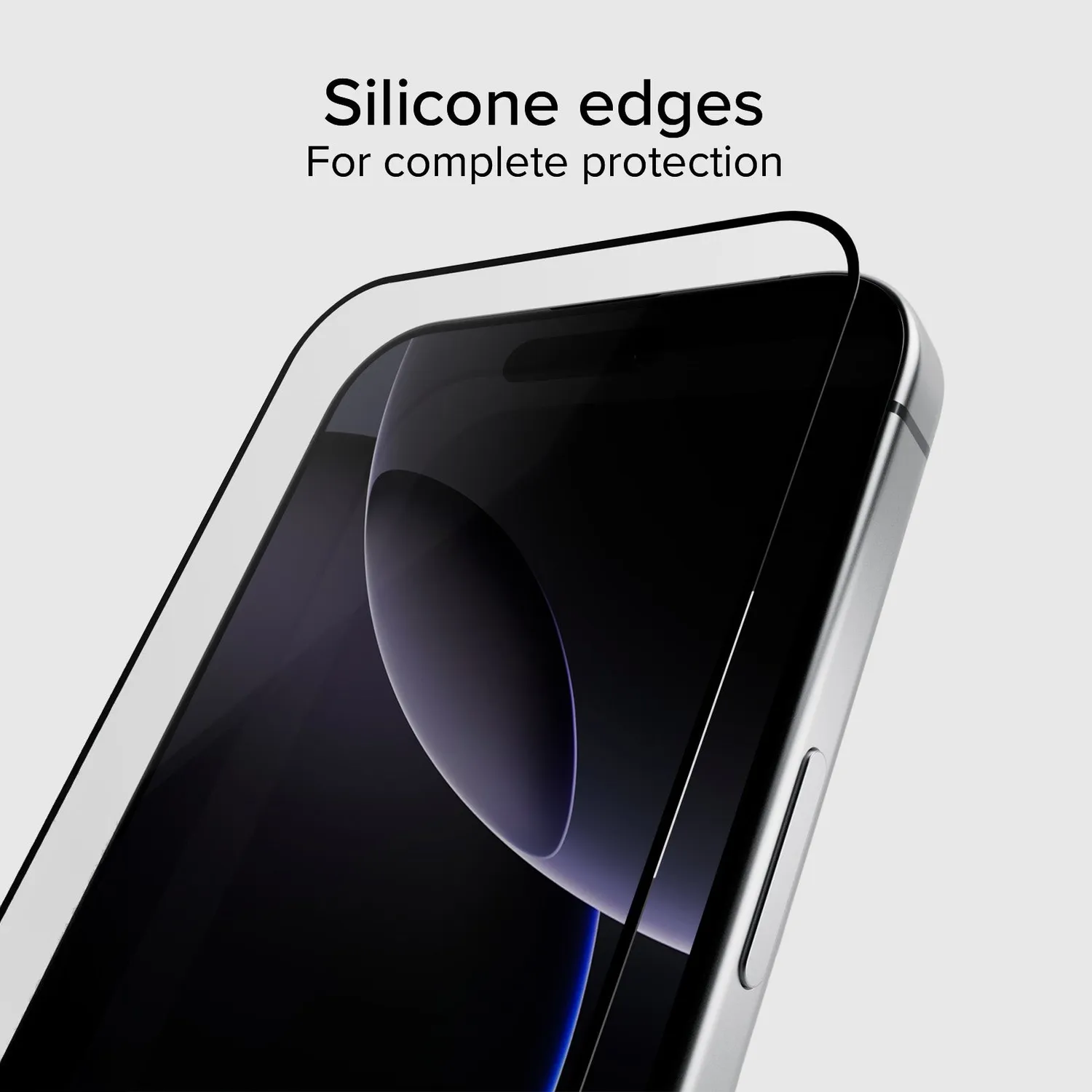 SBS Panzerglas für iPhone 16 Pro Max Schwarz Full Cover