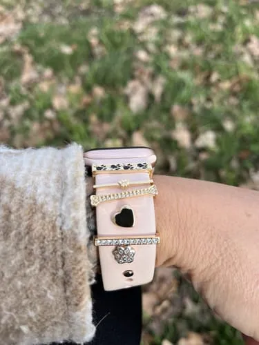 arktisband Pet Love Charms Gold Apple Watch