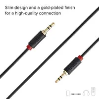 SBS Audiokabel 3,5mm Stereo 1,5m Klinkenkabel vergoldet
