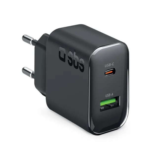 SBS 65W USB-C USB-A Ladegerät PD Schnellladen