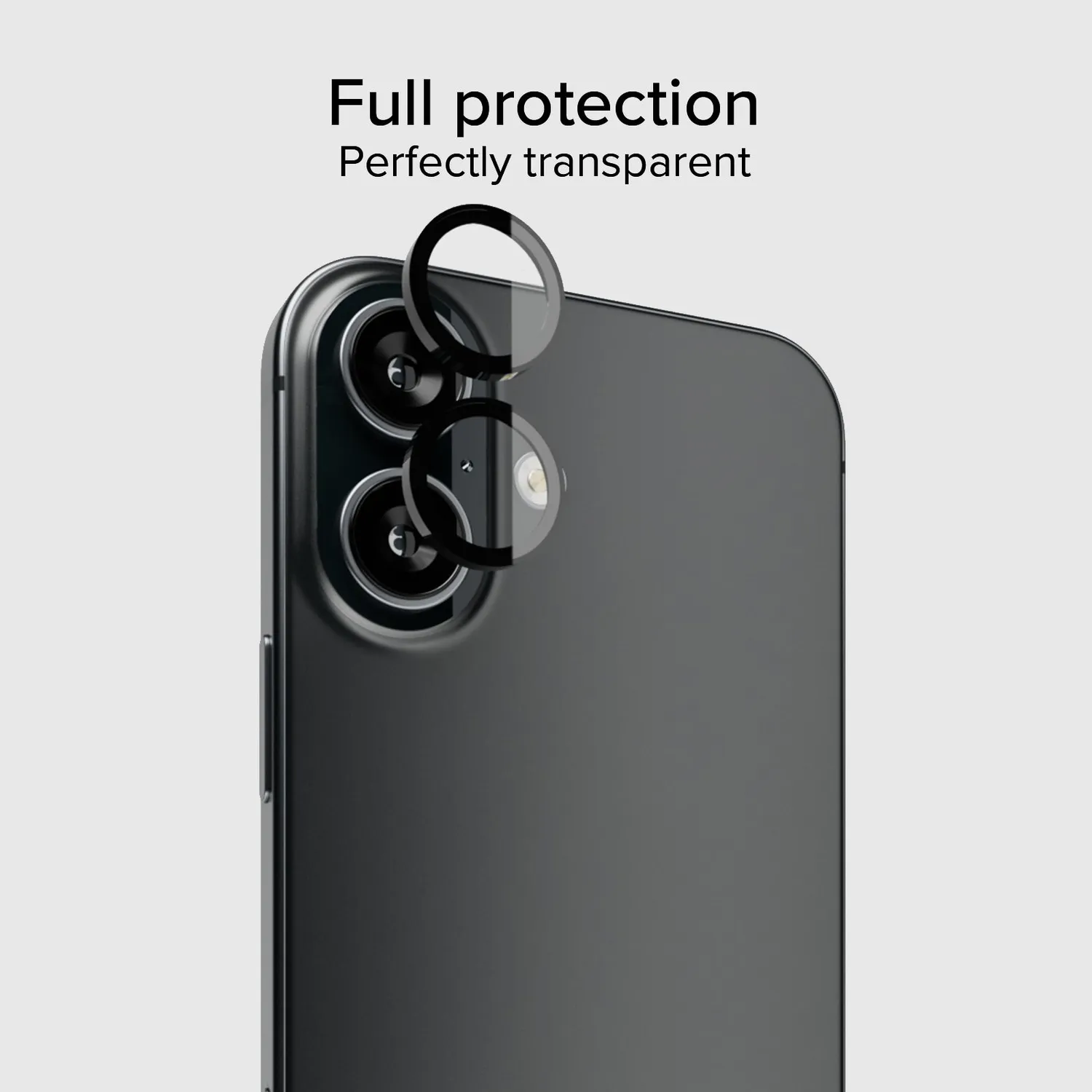 SBS Kameraschutz iPhone 16 Schwarz 9H Glas