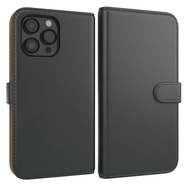 EAZY CASE iPhone 14 Pro Max Klapphülle Book Schwarz Kartenfach