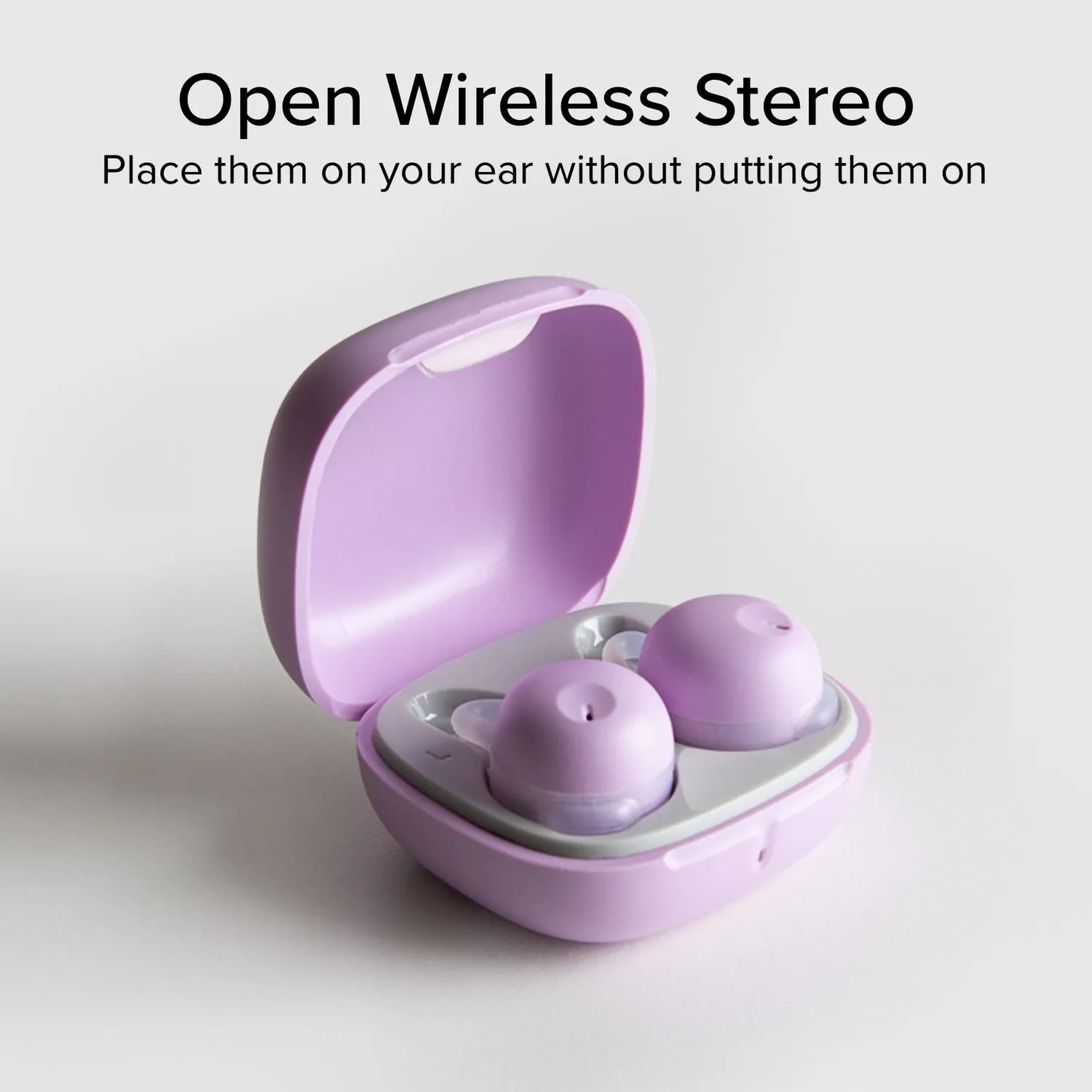 SBS OWS Open-Ear Kopfhörer rosa mit Case