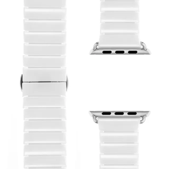arktisband Keramik Gliederarmband Weiß 49/46/45/44 mm