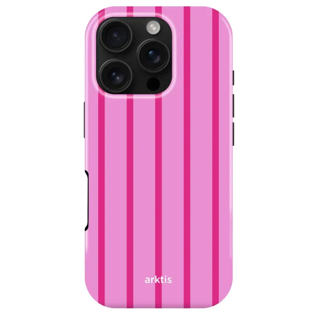 arktis iPhone 16 Pro Hülle Lady Stripes mit MagSafe