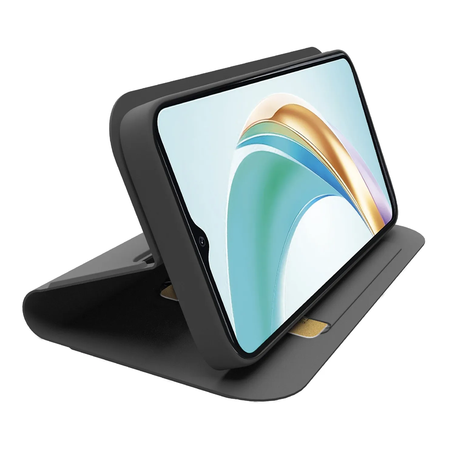 SBS Wallet Smooth Handyhülle Honor X6b Schwarz