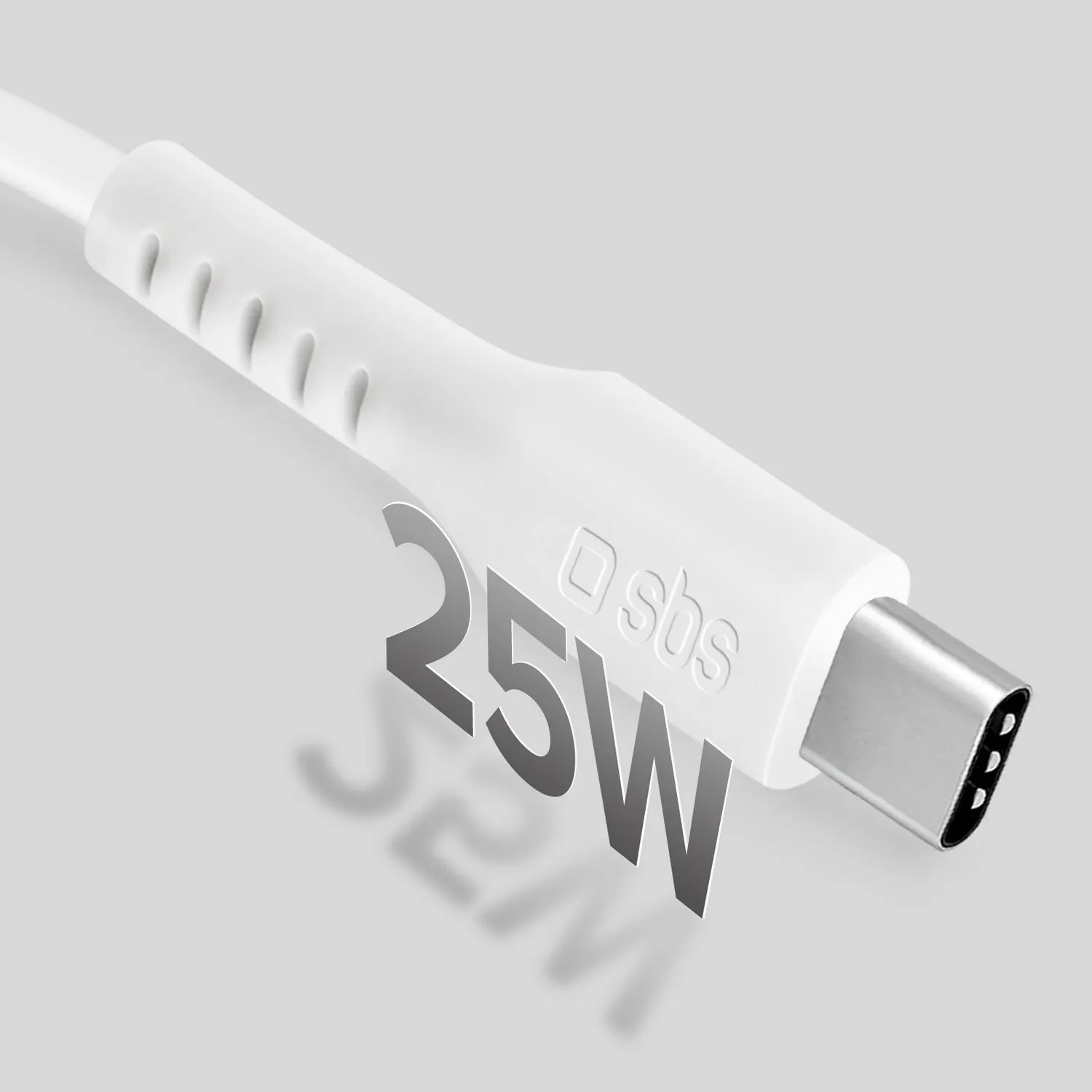 SBS USB-C Ladekabel 1 m 25W PD Schnellladung
