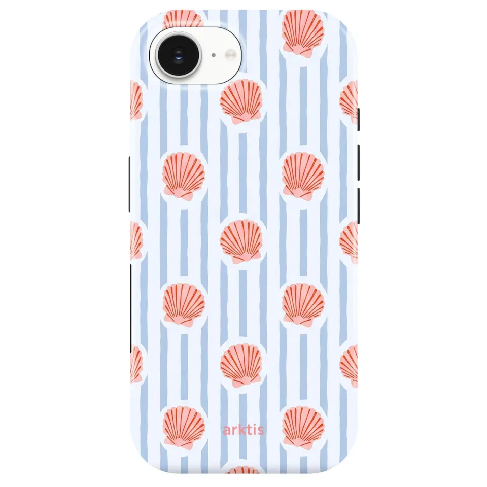 arktis Seashell iPhone 17e Hülle Seashell-Print MagSafe