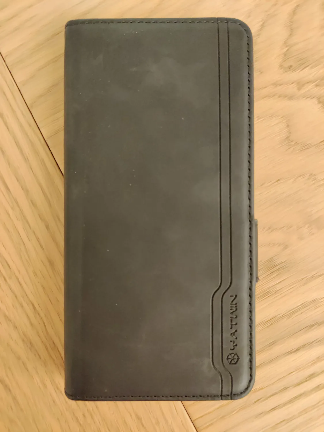 YATWIN OnePlus 8T Klapphülle Leder Weinrot