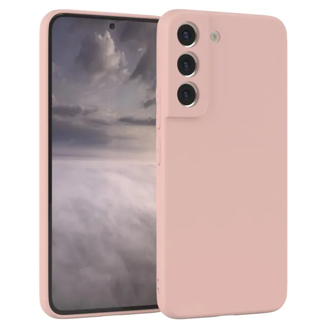 EAZY CASE Galaxy S22 5G Silikonhülle Alt Rosa matt