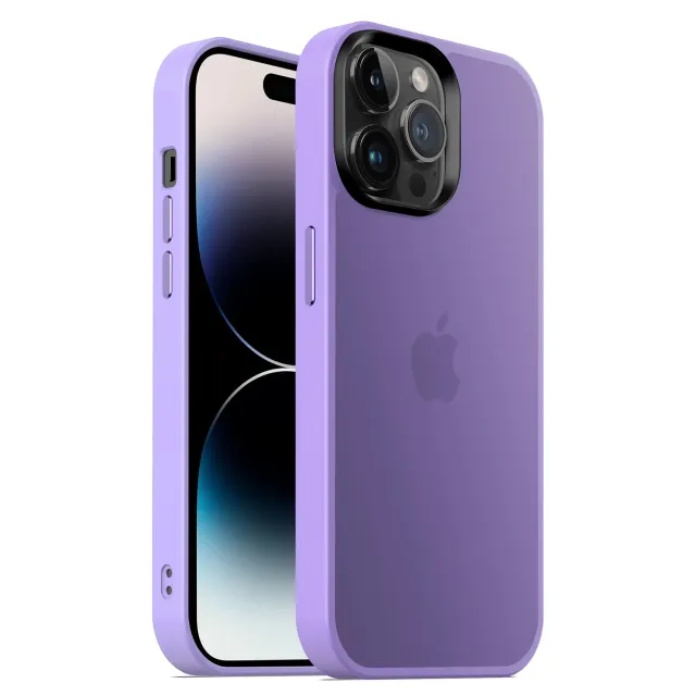 arktis iPhone 15 Pro Max Case Matt Nebelviolett