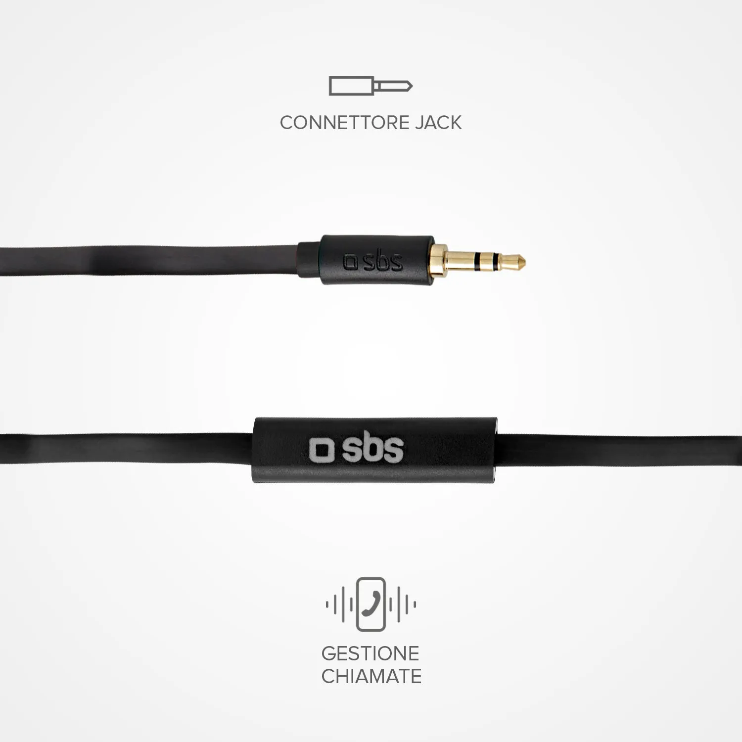 SBS Studio Mix 30 In-Ear Kopfhörer Schwarz Kabel 3,5mm