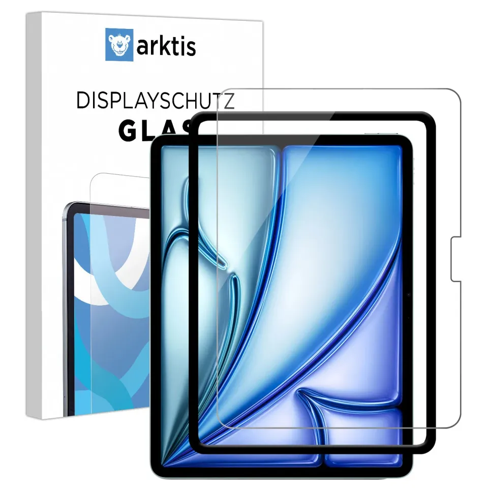 arktis iPad Air 11 2024/2025/2026 Panzerglas 9H klar
