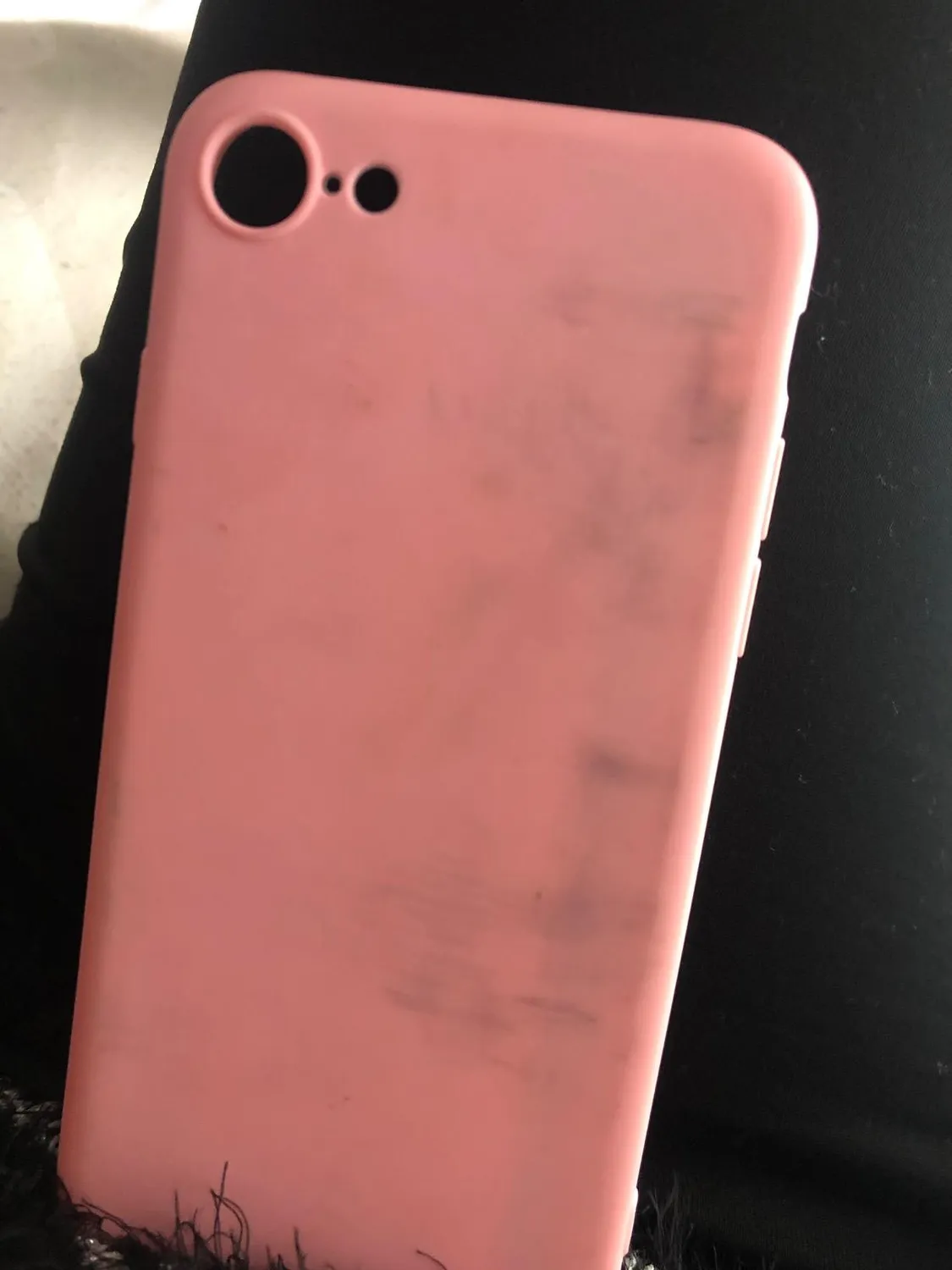 EAZY CASE Brushed Hülle iPhone SE 2022/2020 8/7 Dunkelblau