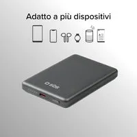 SBS 5000 mAh Powerbank MagSafe wireless 15W