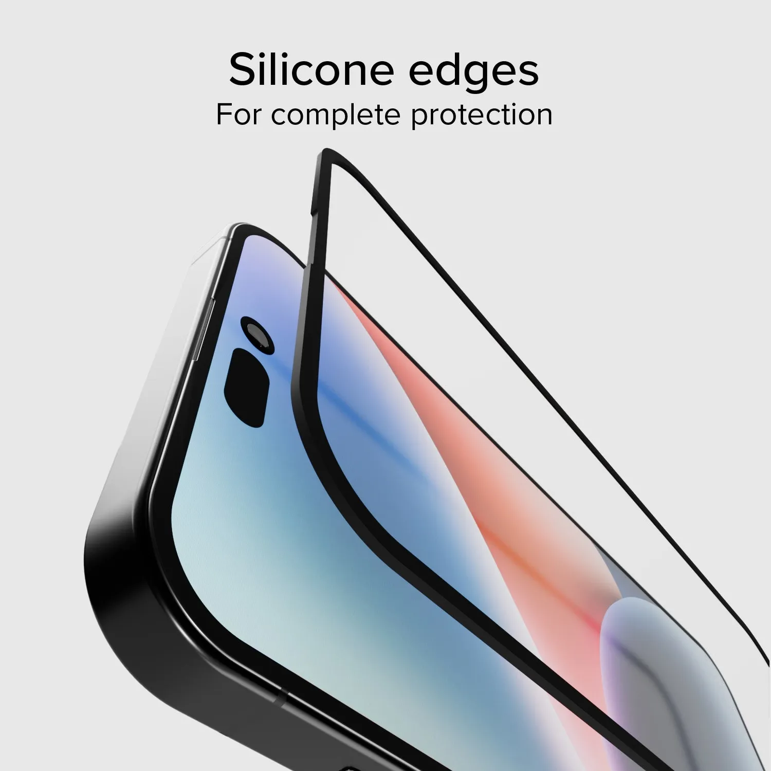 SBS Full Cover iPhone 15 Plus Panzerglas schwarz