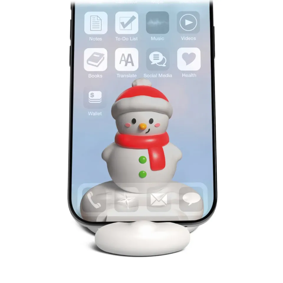 SBS Handyständer Schneemann Handyhalter Weihnachten kompakt