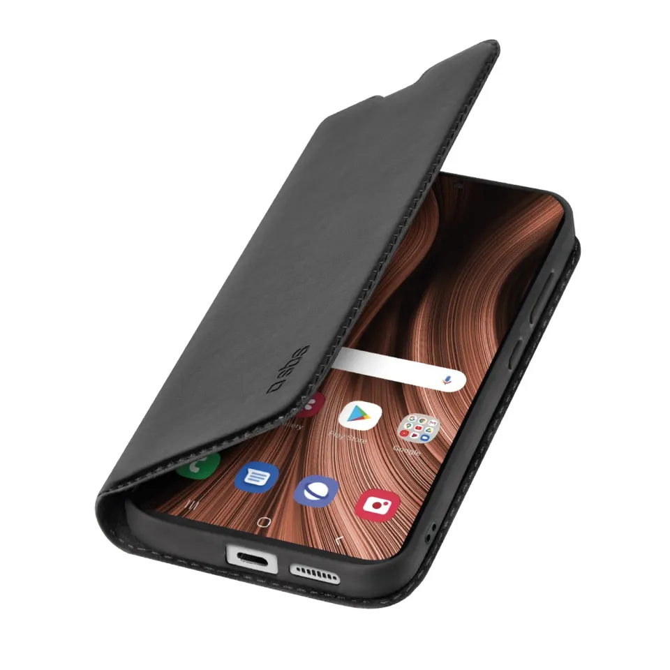 SBS Wallet Smooth Redmi Note 13 4G Klapphülle schwarz