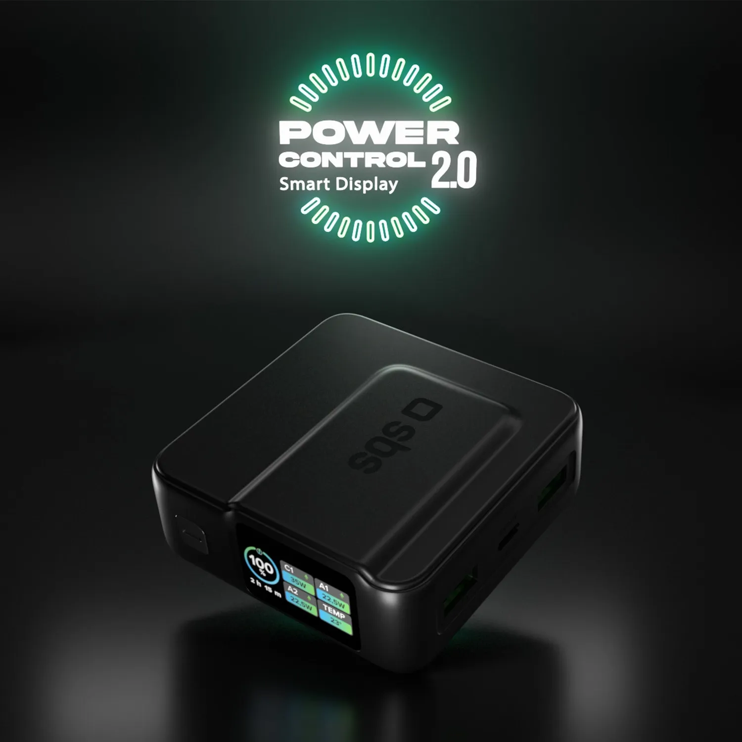 SBS Power Control 2.0 Powerbank 10000 mAh 35W mit Display