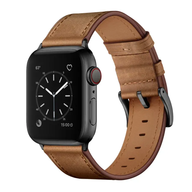 arktis Premium Apple Watch Armband Vintage Braun 44 mm