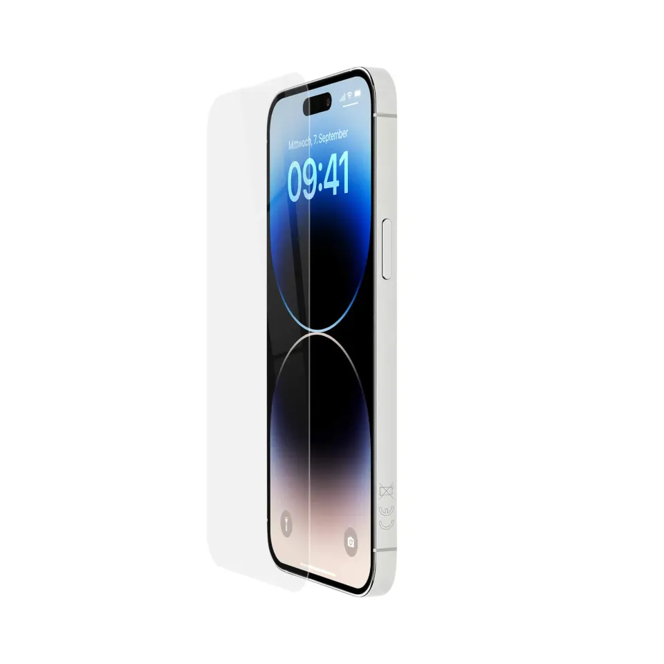 Artwizz SecondDisplay iPhone 14 Pro Max Panzerglas klar