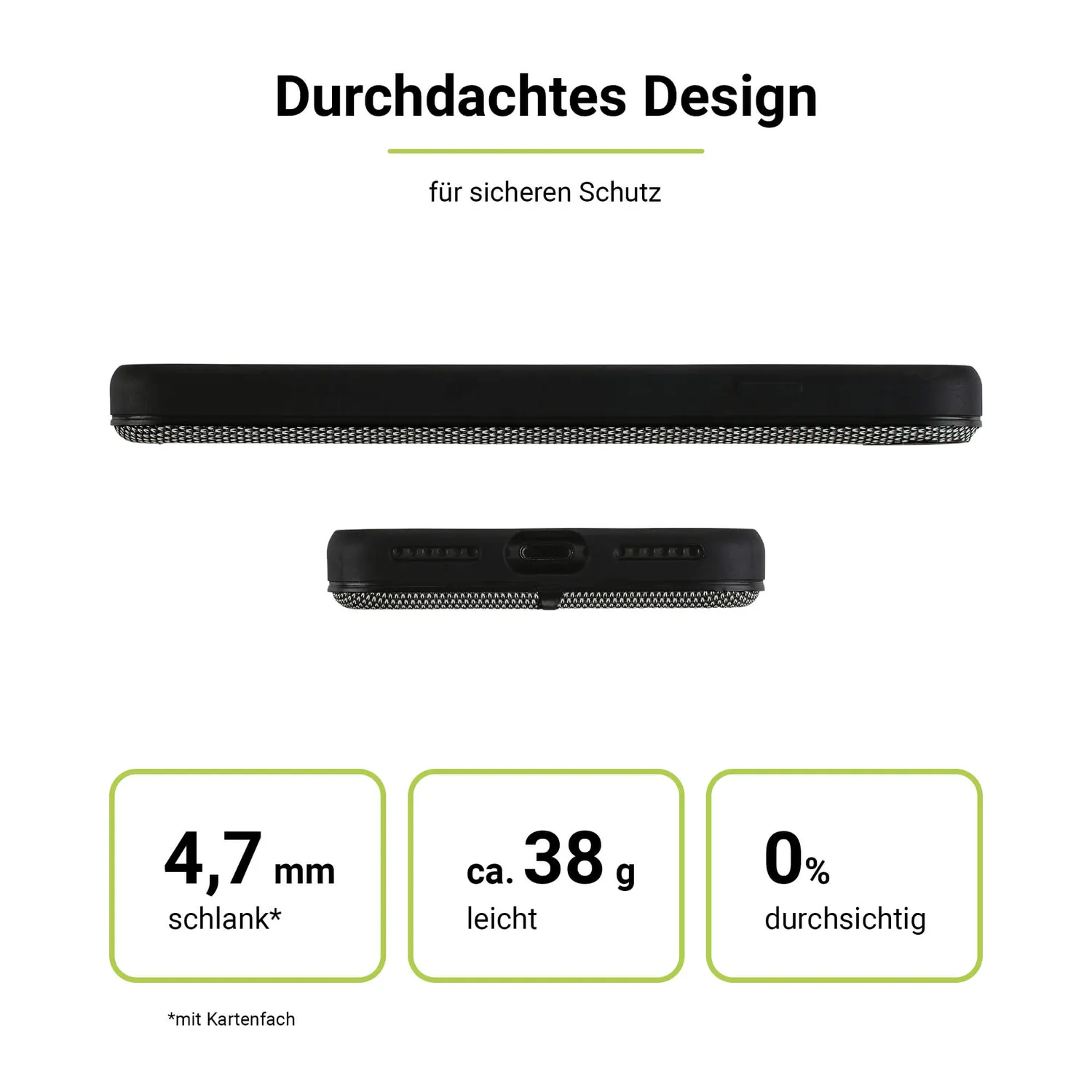 Artwizz SecretCase iPhone SE / 8 / 7 Hülle Kartenfach Stoff