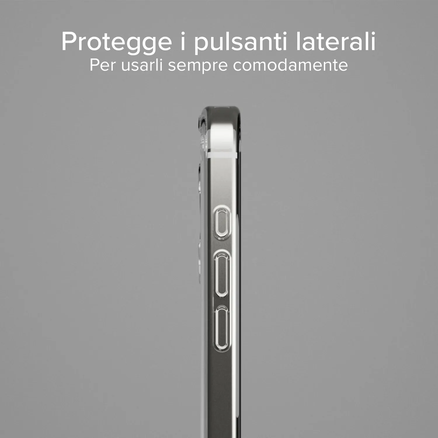 SBS D3O iPhone 17 Handyhülle transparent MagSafe